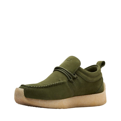 Clarks Maycliffe 26173379 Mens Green Leather Oxfords & Lace Ups Casual Shoes
