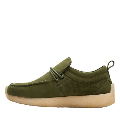 Clarks Maycliffe 26173379 Mens Green Leather Oxfords & Lace Ups Casual Shoes