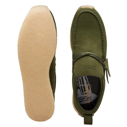 Clarks Maycliffe 26173379 Mens Green Leather Oxfords & Lace Ups Casual Shoes