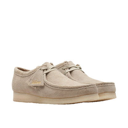 Clarks Wallabee 26175711 Mens Gray Oxfords & Lace Ups Casual Shoes