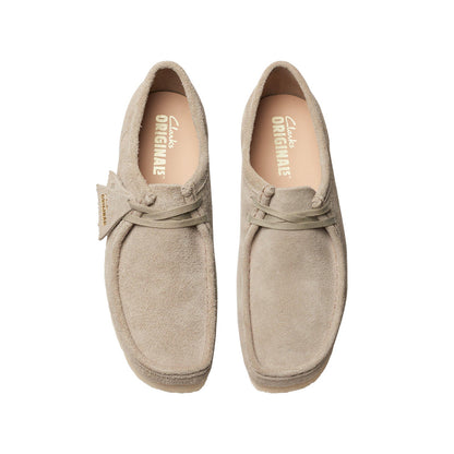 Clarks Wallabee 26175711 Mens Gray Oxfords & Lace Ups Casual Shoes