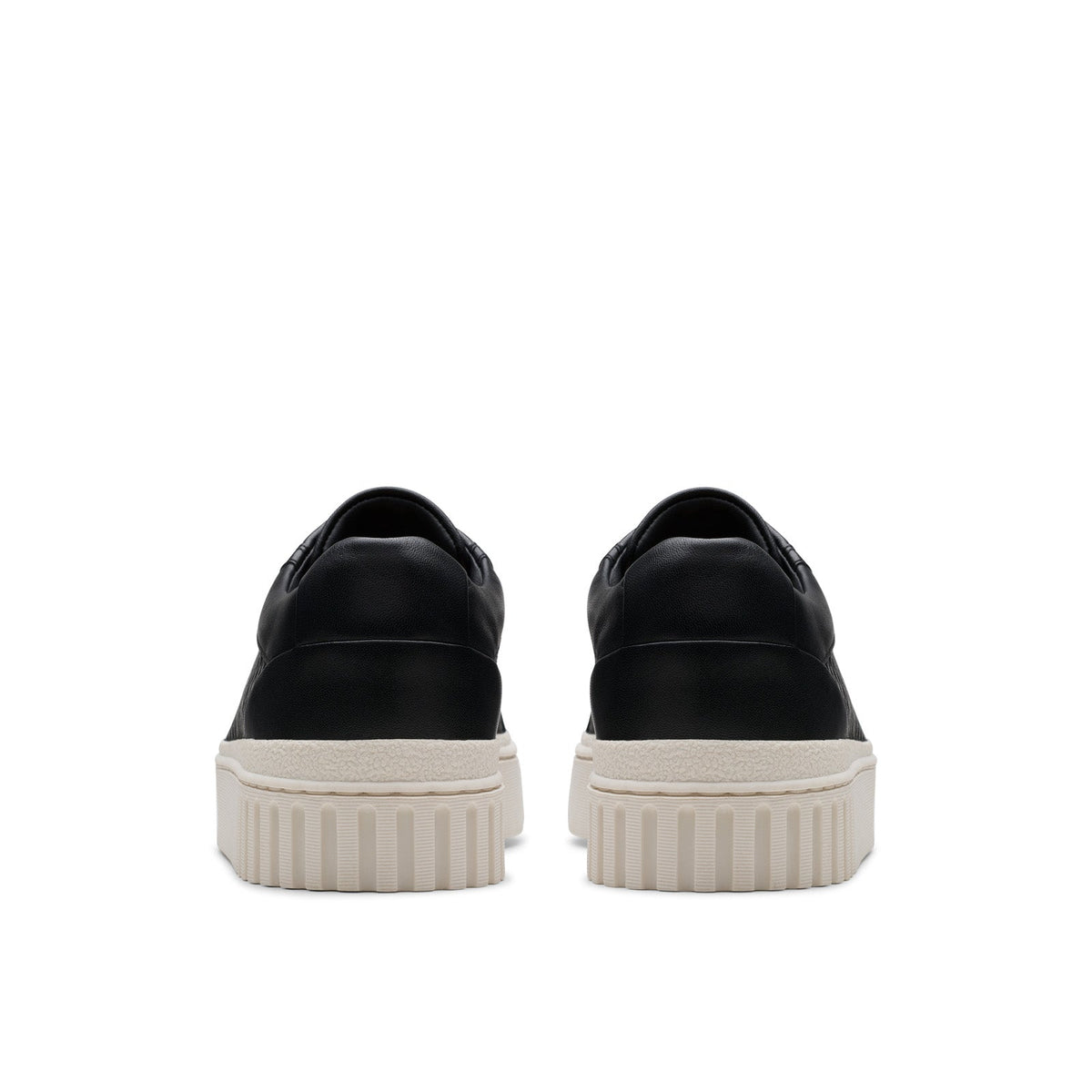 Clarks Mayhill Bay 26181205 Womens Black Leather Lifestyle Sneakers Shoes