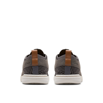 Clarks Easeway Sport 26181629 Mens Gray Oxfords & Lace Ups Casual Shoes