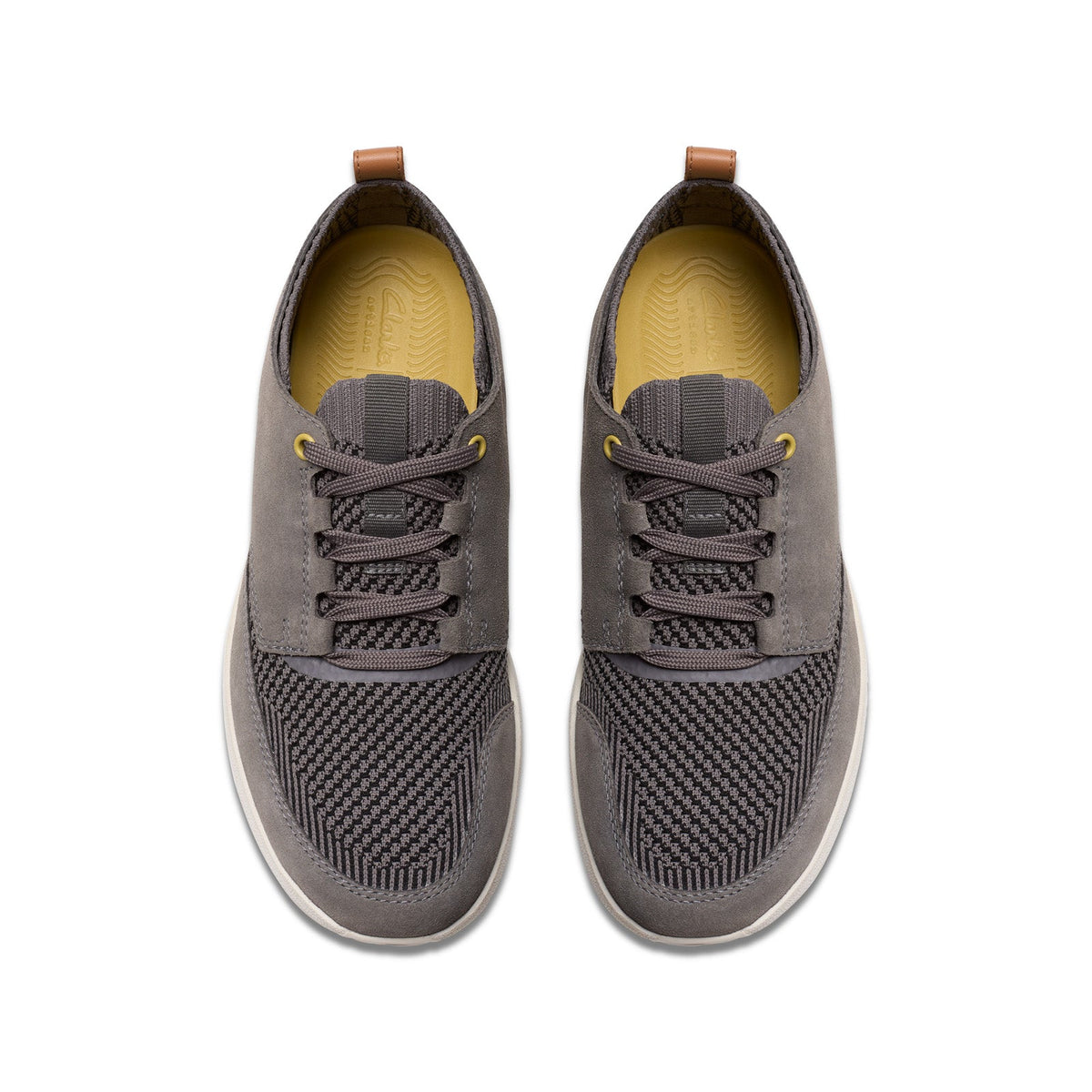 Clarks Easeway Sport 26181629 Mens Gray Oxfords & Lace Ups Casual Shoes