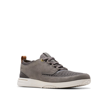 Clarks Easeway Sport 26181629 Mens Gray Oxfords & Lace Ups Casual Shoes