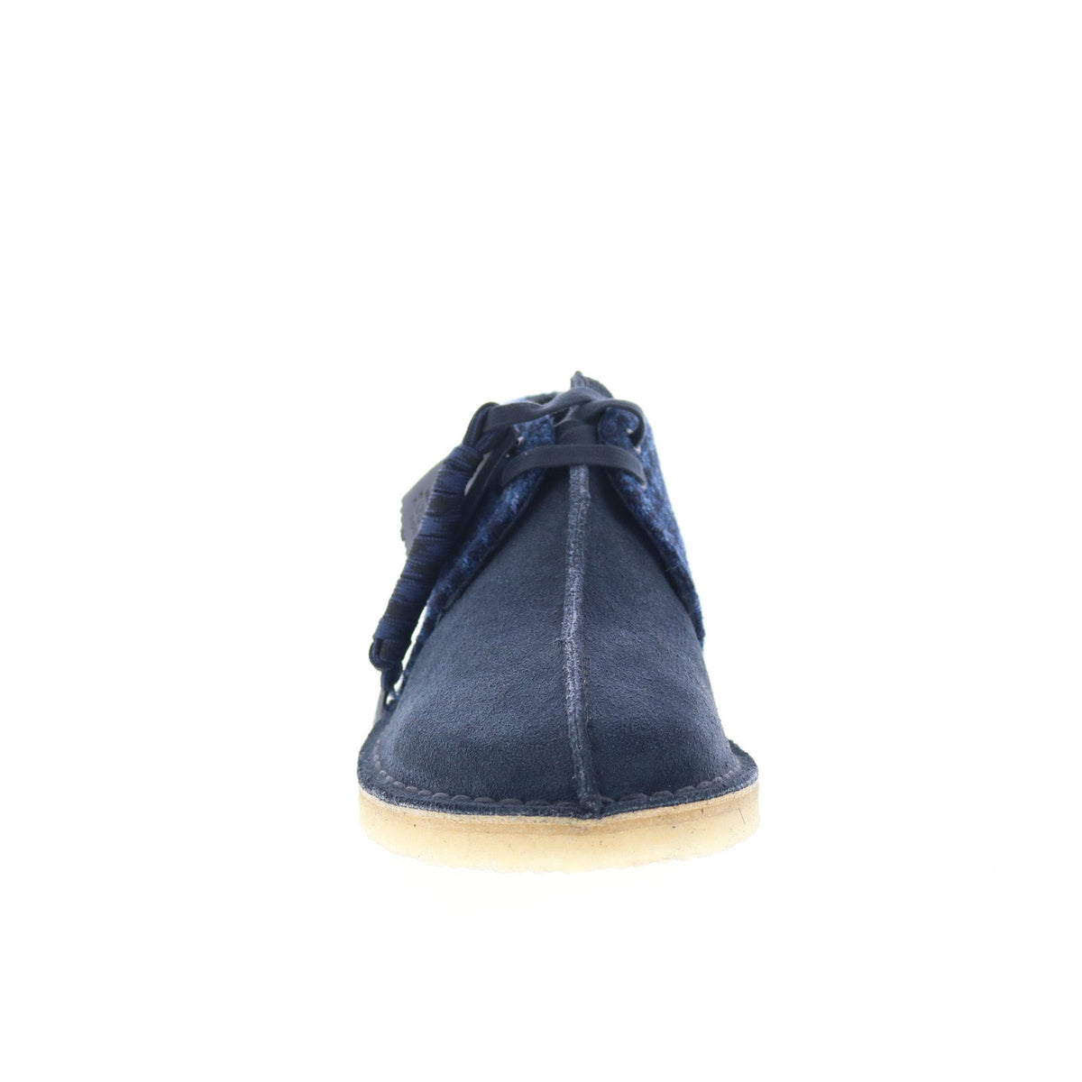 Clarks Desert Trek 26183779 Mens Blue Suede Oxfords & Lace Ups Casual Shoes