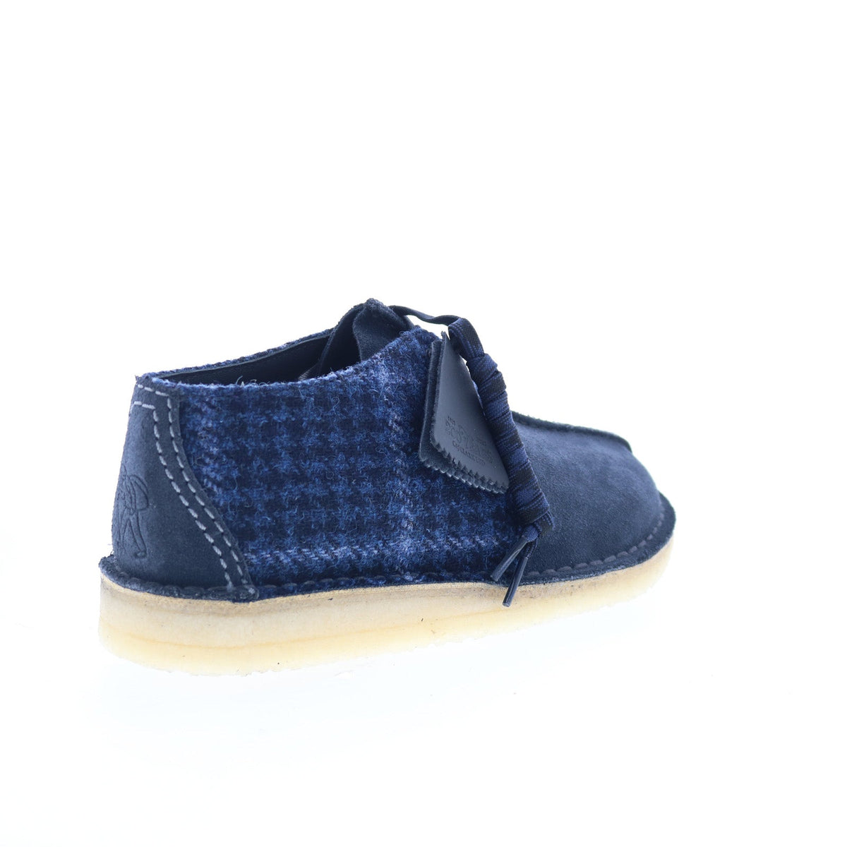 Clarks Desert Trek 26183779 Mens Blue Suede Oxfords & Lace Ups Casual Shoes