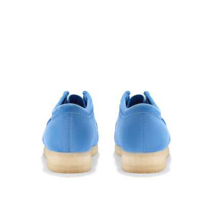 Clarks Wallabee 26183800 Mens Blue Suede Oxfords & Lace Ups Casual Shoes