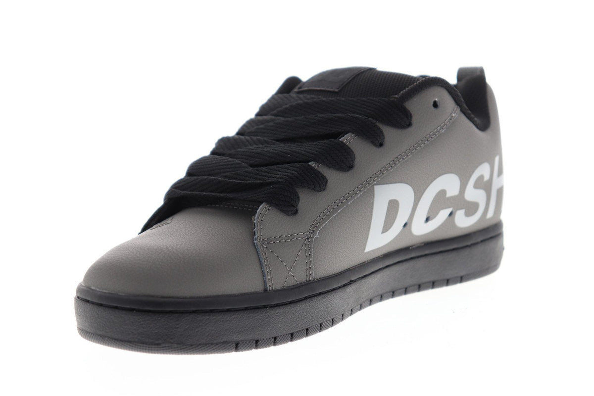 DC Court Graffik SE 300927-XSKS Mens Gray Skate Inspired Sneakers Shoes