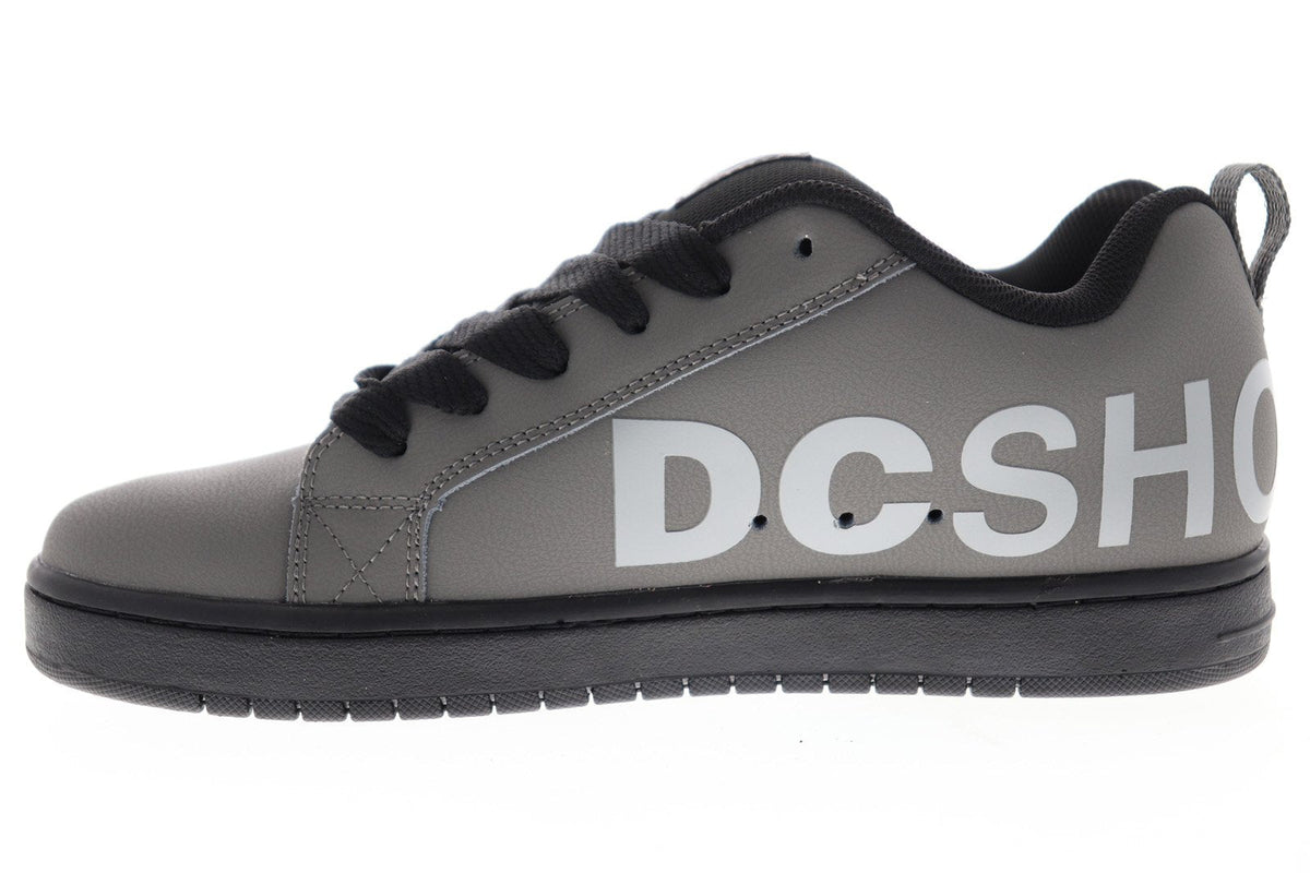 DC Court Graffik SE 300927-XSKS Mens Gray Skate Inspired Sneakers Shoes