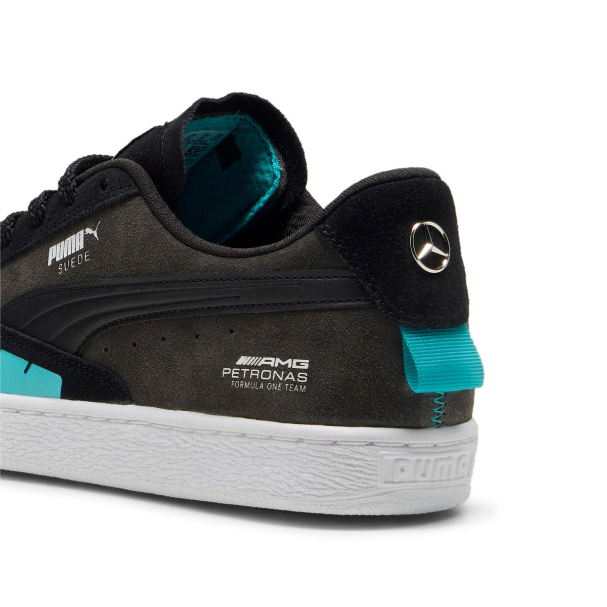 Puma MAPF1 Mercedes AMG Petronas Suede 30802401 Mens Black Sneakers Shoes