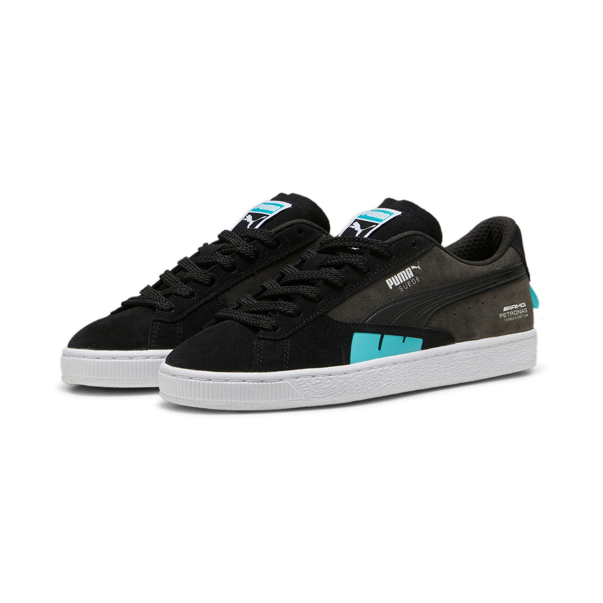 Puma MAPF1 Mercedes AMG Petronas Suede 30802401 Mens Black Sneakers Shoes