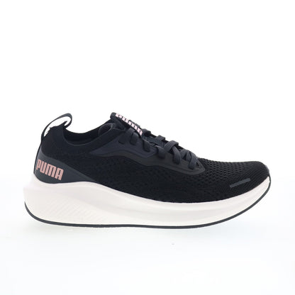 Puma Skyrocket Lite Engineered Womens Black Canvas Lifestyle Sneakers Shoes