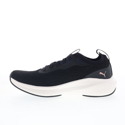 Puma Skyrocket Lite Engineered Womens Black Canvas Lifestyle Sneakers Shoes