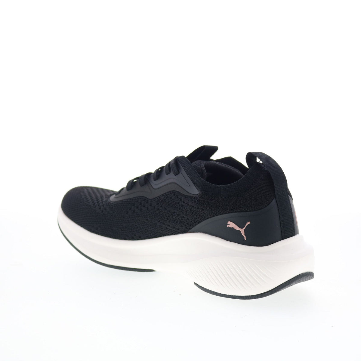 Puma Skyrocket Lite Engineered Womens Black Canvas Lifestyle Sneakers Shoes