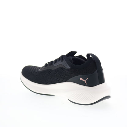 Puma Skyrocket Lite Engineered Womens Black Canvas Lifestyle Sneakers Shoes