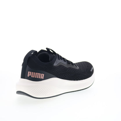 Puma Skyrocket Lite Engineered Womens Black Canvas Lifestyle Sneakers Shoes