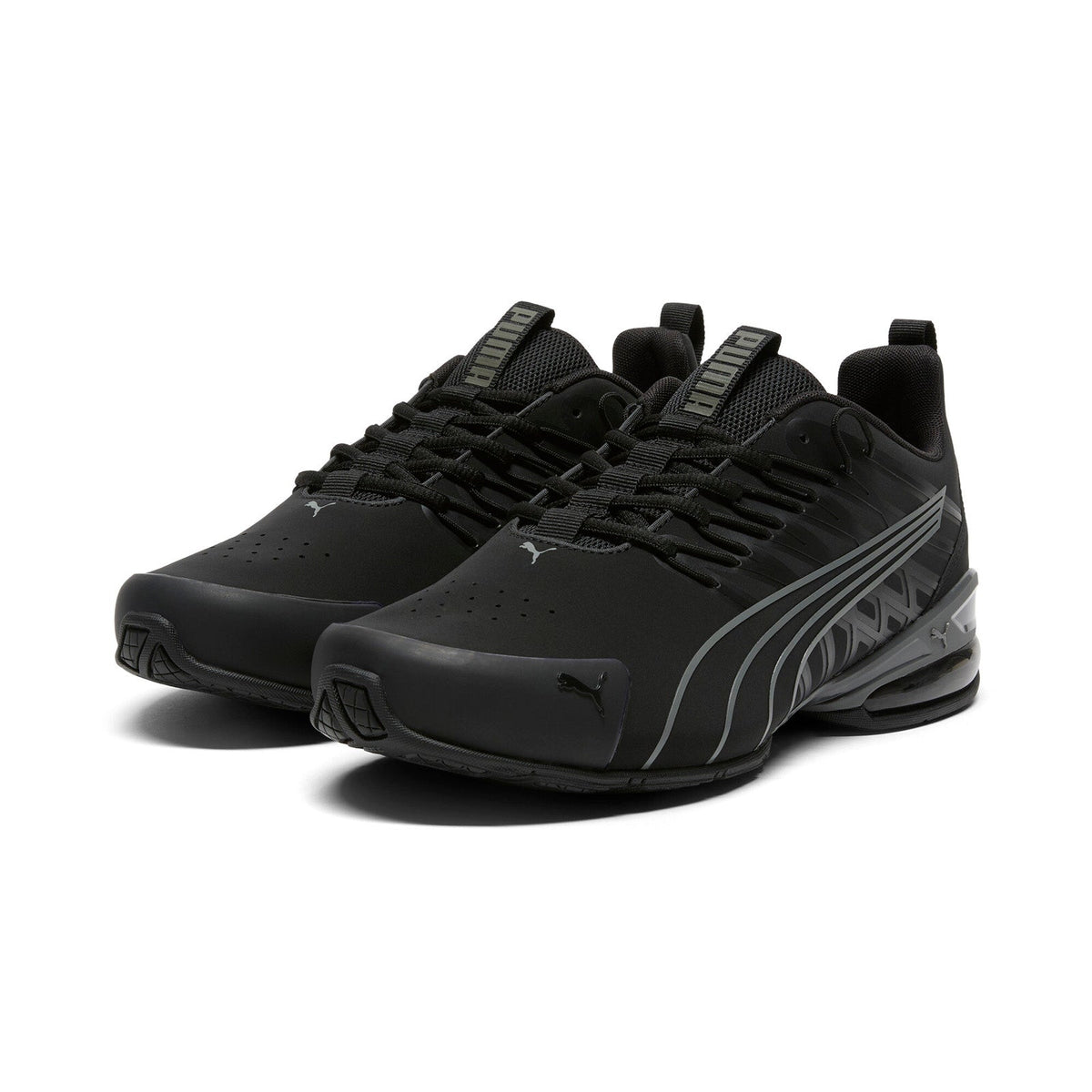 Puma Voltaic Evo Nubuck 31171602 Mens Black Nubuck Athletic Running Shoes