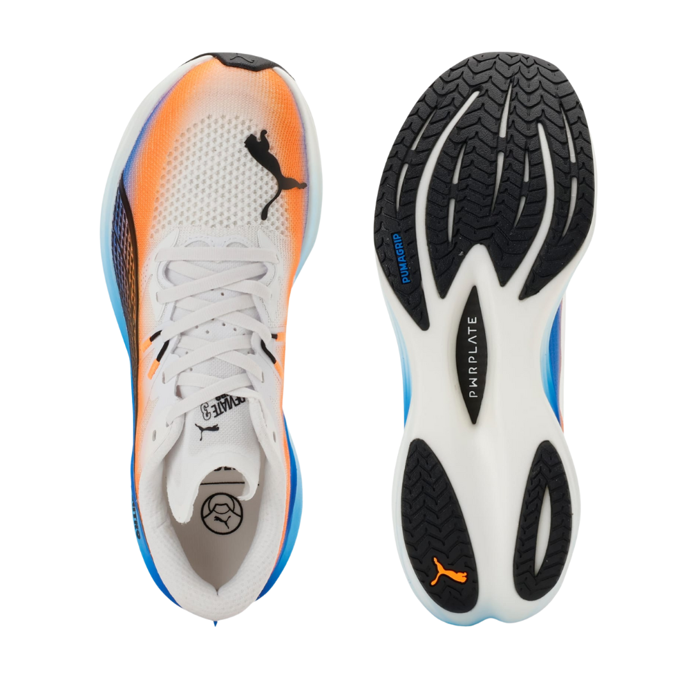 Deviate Nitro 3 Ekiden Men's :PUMA White | Heat Fire