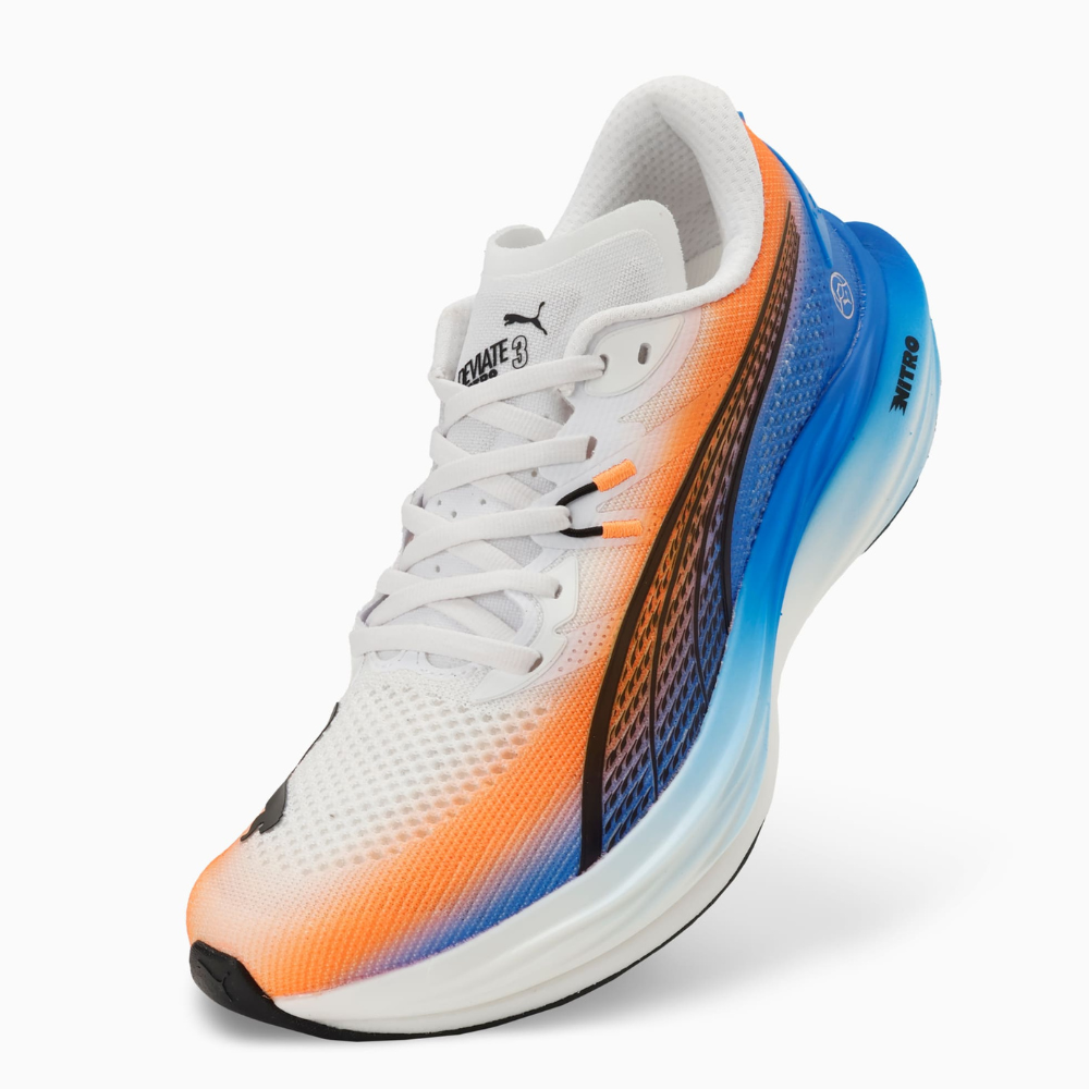 Deviate Nitro 3 Ekiden Men's :PUMA White | Heat Fire
