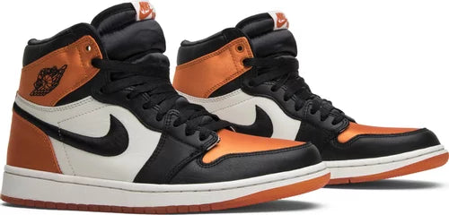 Nike Womens Air Jordan 1 Retro High OG Sneakers - 'Satin Shattered Backboard'