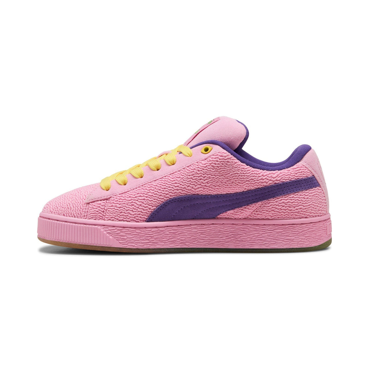 Puma Suede XL 2 x TMNT 40130501 Mens Pink Suede Lifestyle Sneakers Shoes