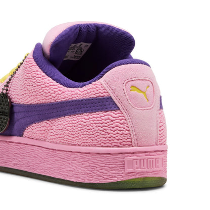 Puma Suede XL 2 x TMNT 40130501 Mens Pink Suede Lifestyle Sneakers Shoes