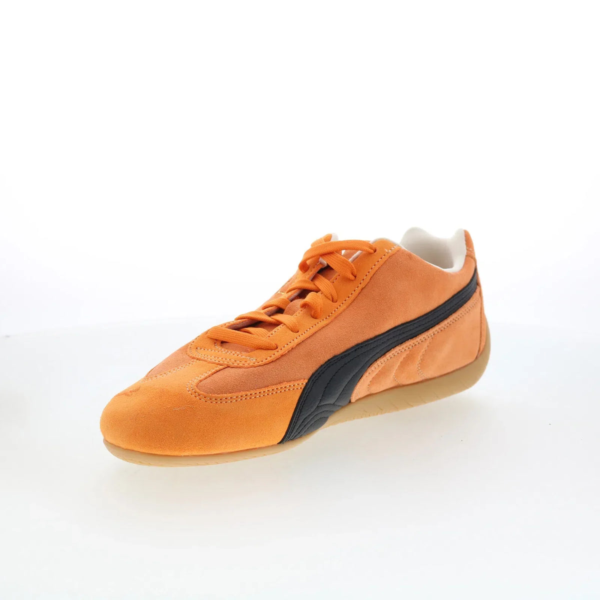 Puma Speedcat 40632961 Mens Orange Suede Lace Up Lifestyle Sneakers Shoes