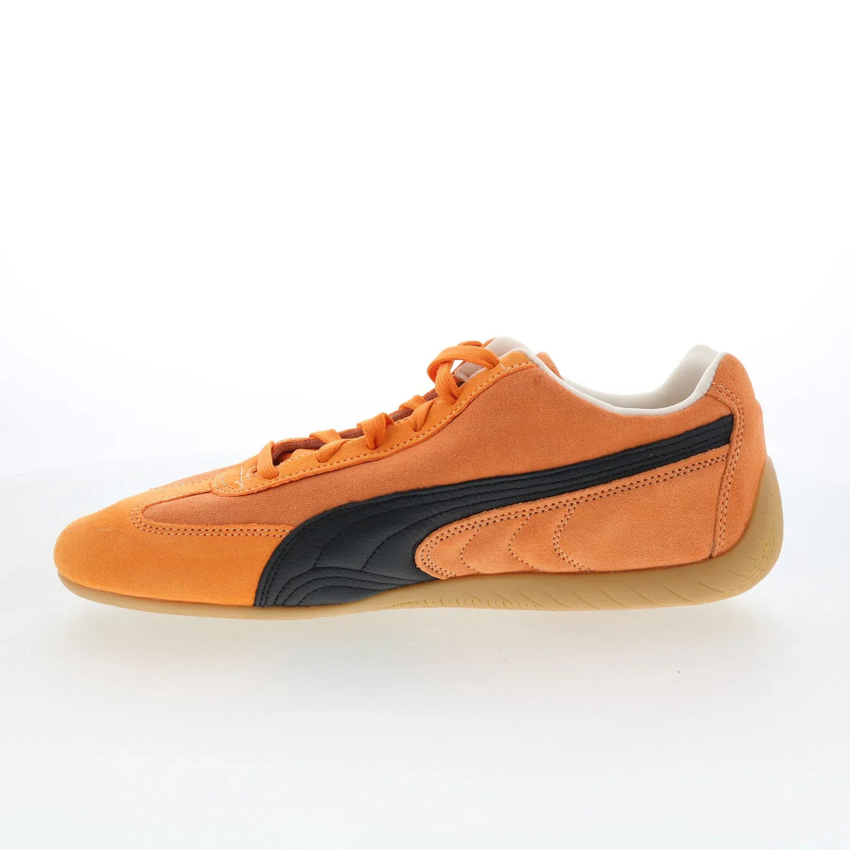 Puma Speedcat 40632961 Mens Orange Suede Lace Up Lifestyle Sneakers Shoes