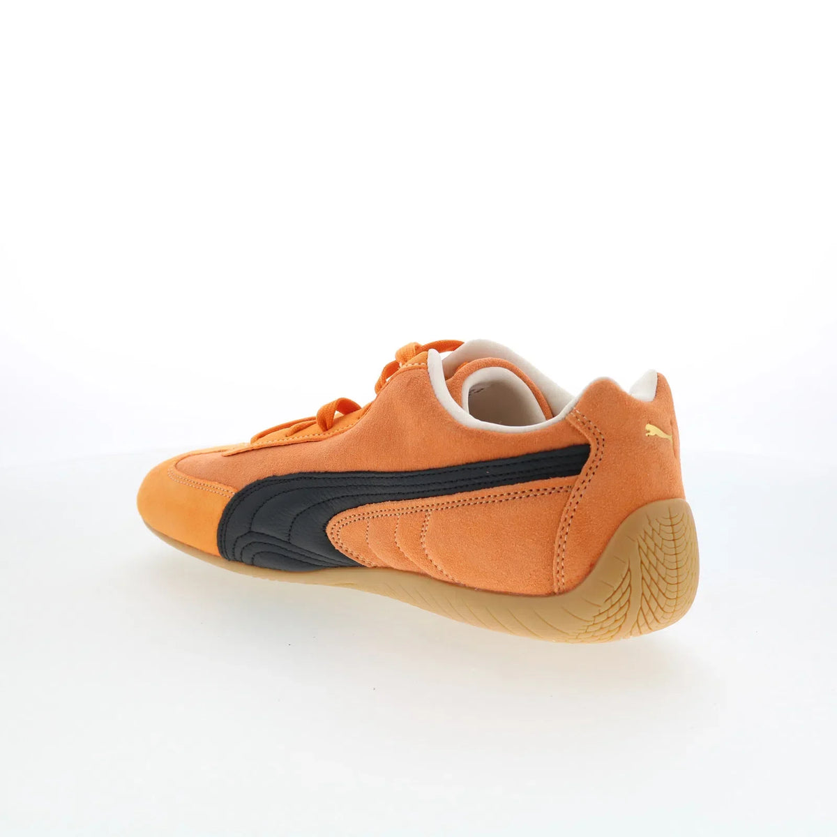 Puma Speedcat 40632961 Mens Orange Suede Lace Up Lifestyle Sneakers Shoes