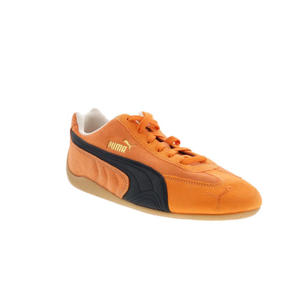 Puma Speedcat 40632961 Mens Orange Suede Lace Up Lifestyle Sneakers Shoes