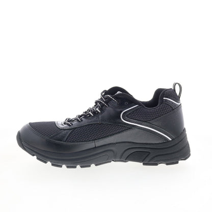 Drew Aaron 40893-09 Mens Black Leather Lifestyle Sneakers Shoes
