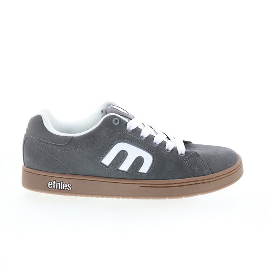 Etnies Callicut 4101000014380 Mens Gray Suede Skate Inspired Sneakers Shoes