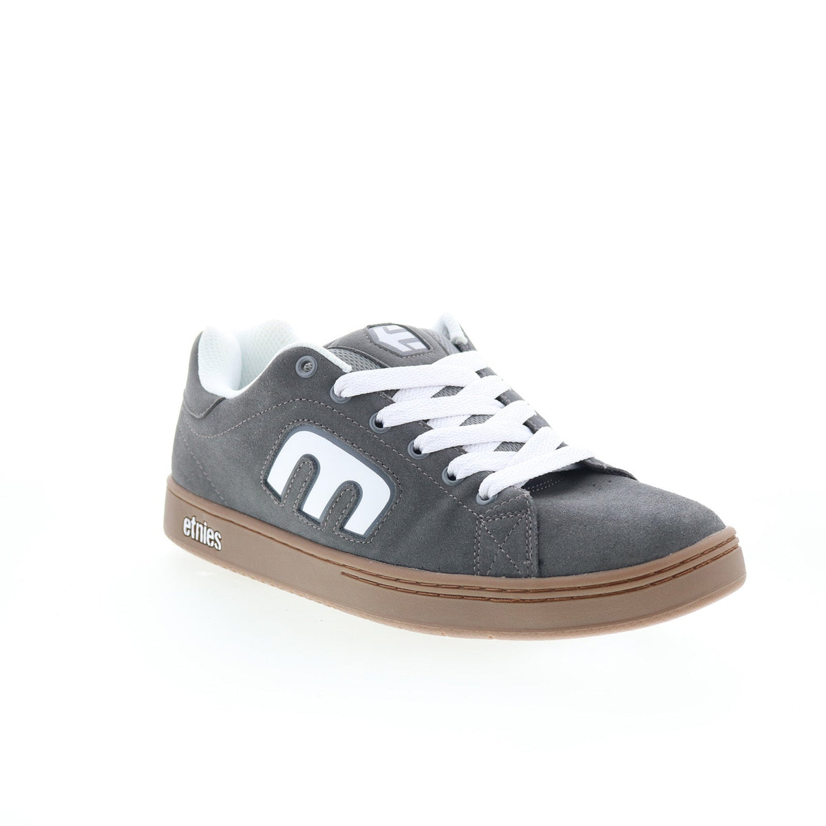 Etnies Callicut 4101000014380 Mens Gray Suede Skate Inspired Sneakers Shoes