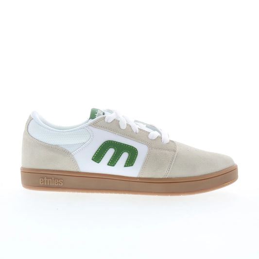 Etnies Cresta 4101000575196 Mens White Suede Skate Inspired Sneakers Shoes