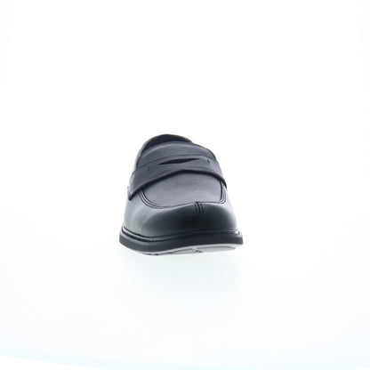 Drew Essex Mens Black Extra Extra Wide 6E Loafers & Slip Ons Penny Shoes