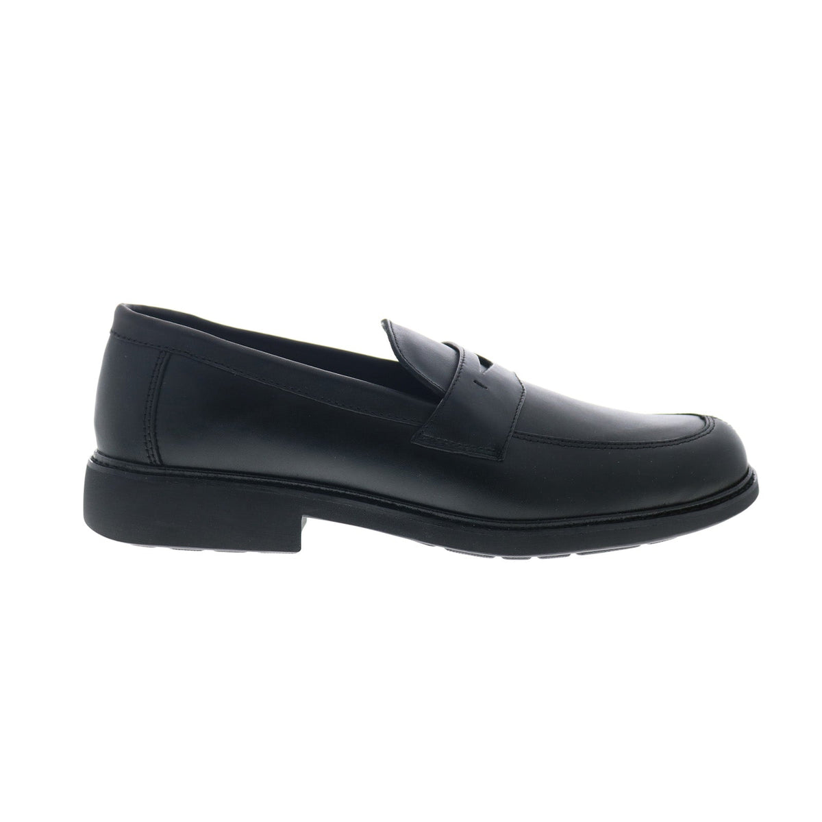 Drew Essex Mens Black Extra Extra Wide 6E Loafers & Slip Ons Penny Shoes