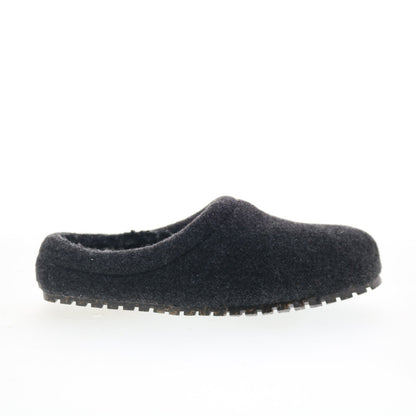 Minnetonka Corbin Slipper 45355-CHR Mens Gray Canvas Clogs Slippers Shoes