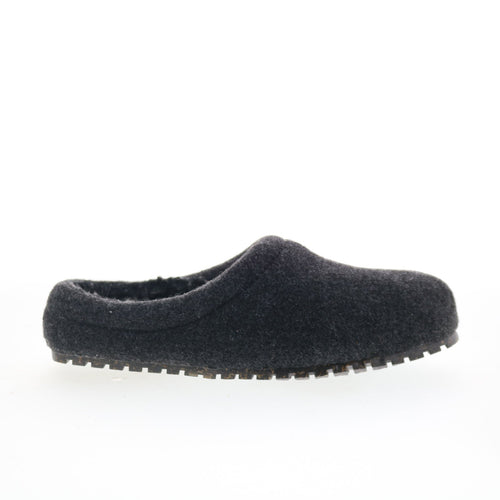 Minnetonka Corbin Slipper 45355-CHR Mens Gray Canvas Clogs Slippers Shoes