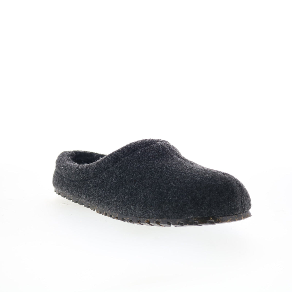 Minnetonka Corbin Slipper 45355-CHR Mens Gray Canvas Clogs Slippers Shoes