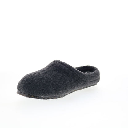 Minnetonka Corbin Slipper 45355-CHR Mens Gray Canvas Clogs Slippers Shoes
