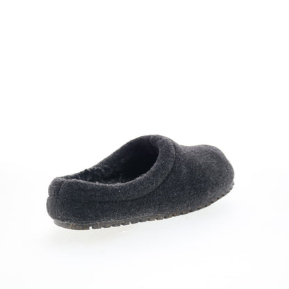 Minnetonka Corbin Slipper 45355-CHR Mens Gray Canvas Clogs Slippers Shoes