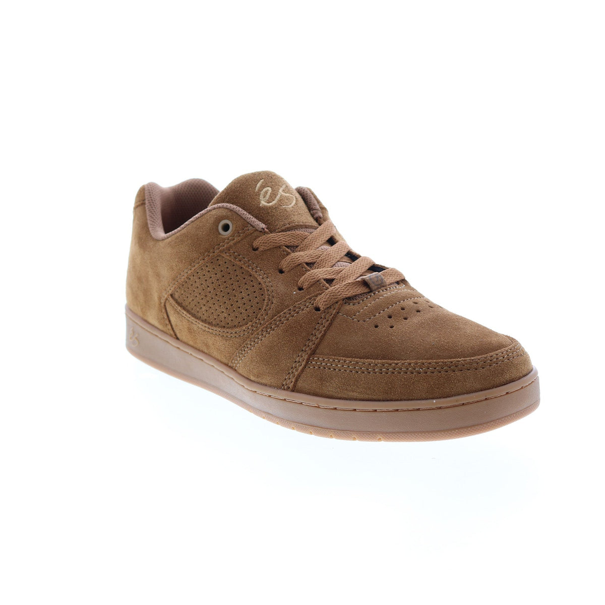 ES Accel Slim 5101000144212 Mens Brown Suede Skate Inspired Sneakers Shoes