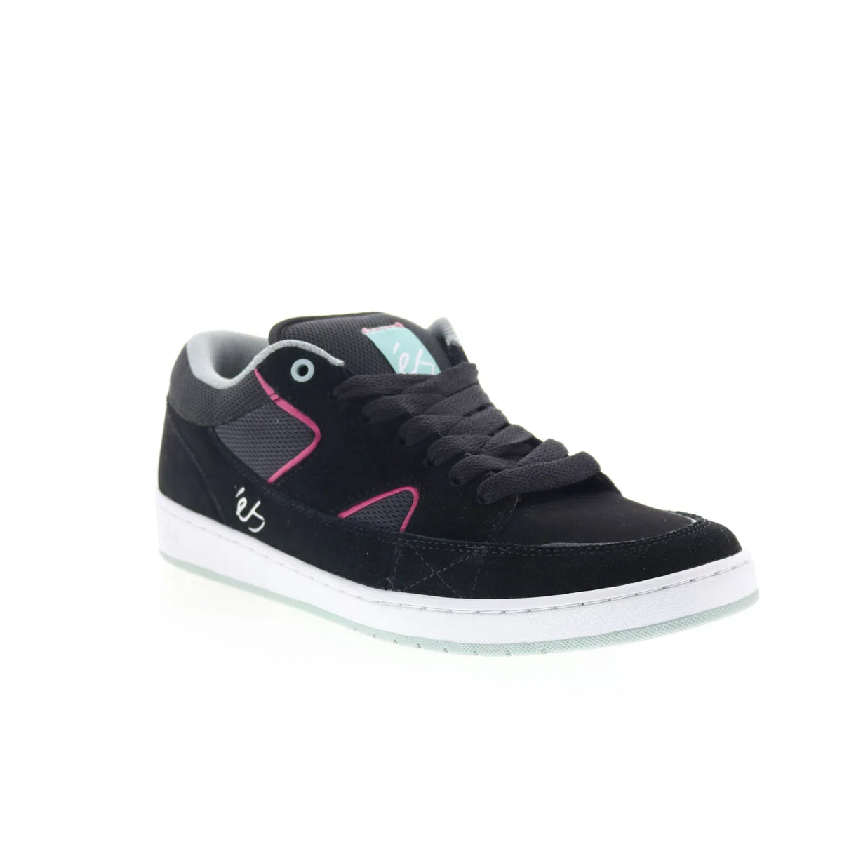 ES Sophisto 5101000211570 Mens Black Suede Skate Inspired Sneakers Shoes
