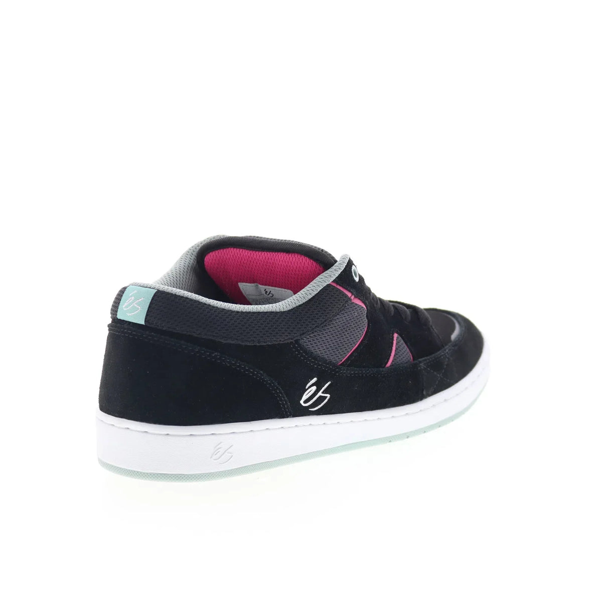 ES Sophisto 5101000211570 Mens Black Suede Skate Inspired Sneakers Shoes