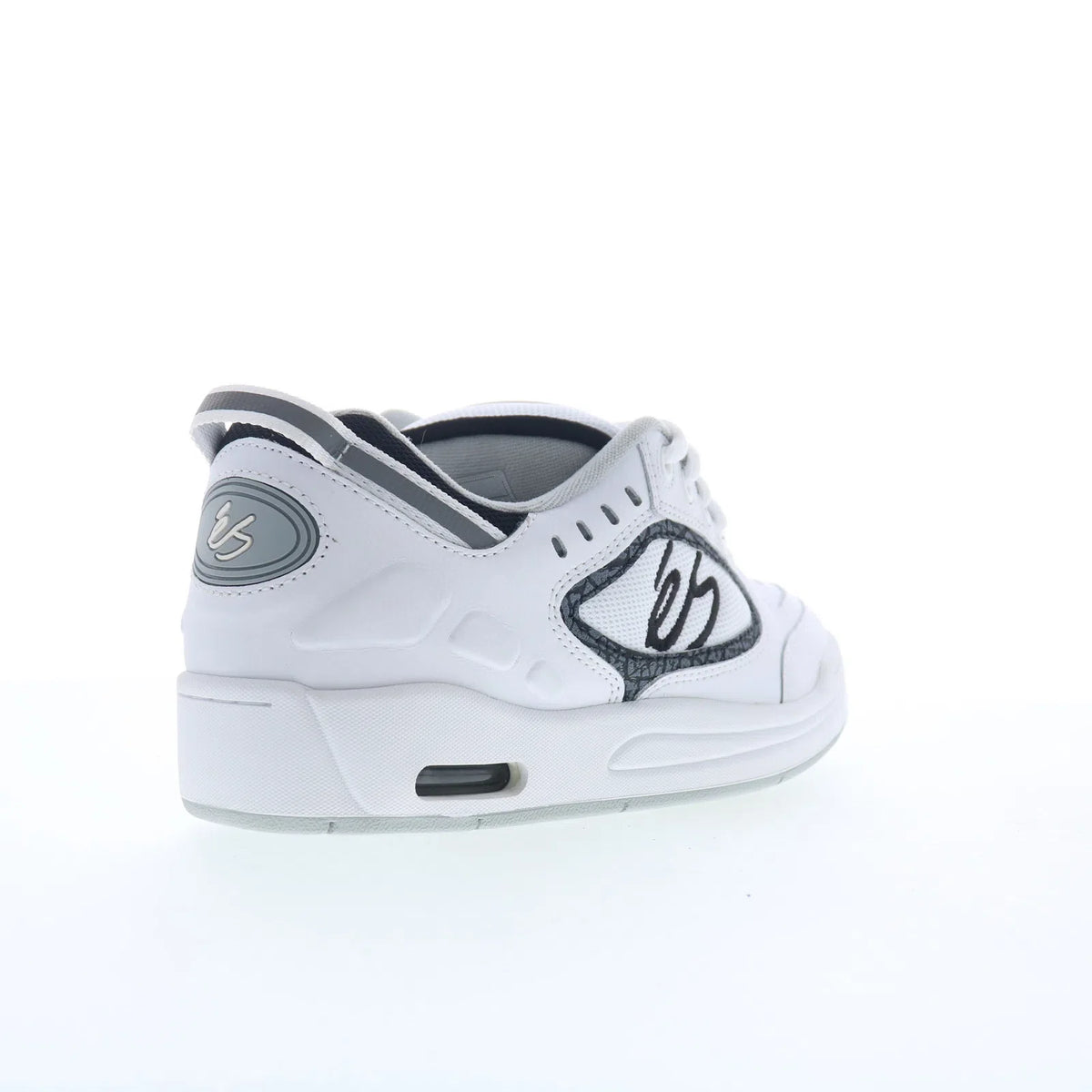 ES Creager 5102000062126 Mens White Leather Skate Inspired Sneakers Shoes