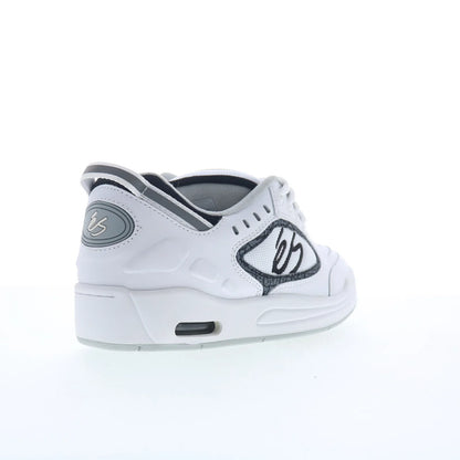 ES Creager 5102000062126 Mens White Leather Skate Inspired Sneakers Shoes