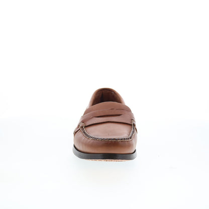 T.B. Phelps Marco 523-10 Mens Brown Wide Loafers & Slip Ons Penny Shoes