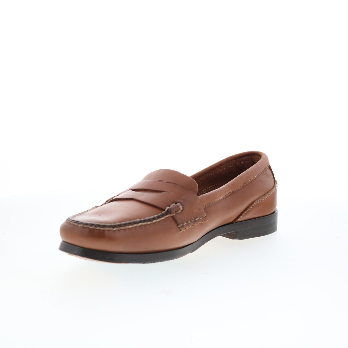 T.B. Phelps Marco 523-10 Mens Brown Wide Loafers & Slip Ons Penny Shoes