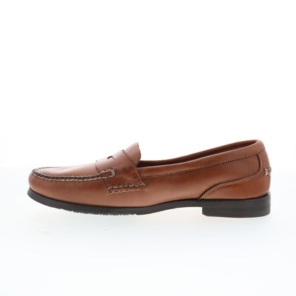 T.B. Phelps Marco 523-10 Mens Brown Wide Loafers & Slip Ons Penny Shoes